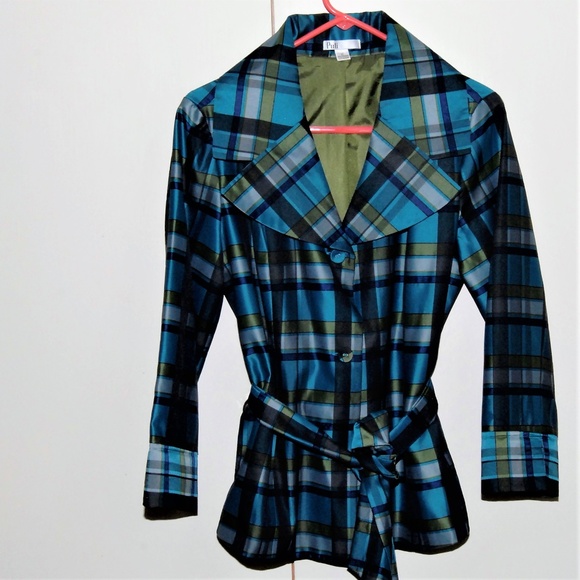 Puli Jackets & Blazers - Puli Plaid Coat  (Buy 1 Item Get 1 Free)